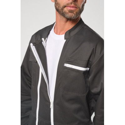 Overall with double zip